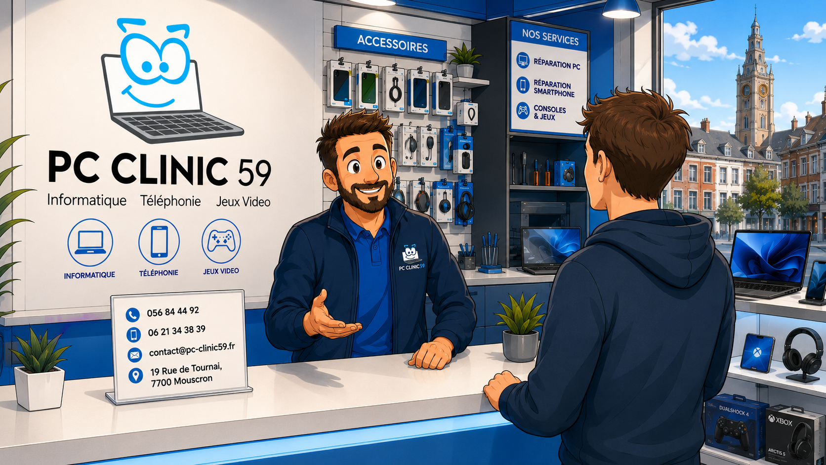 Contact PC Clinic59 Mouscron