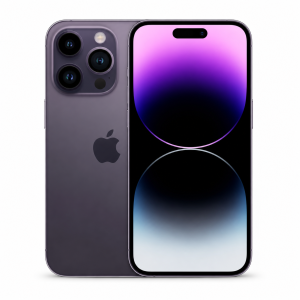 iPhone 14 Pro présenté de face et de dos