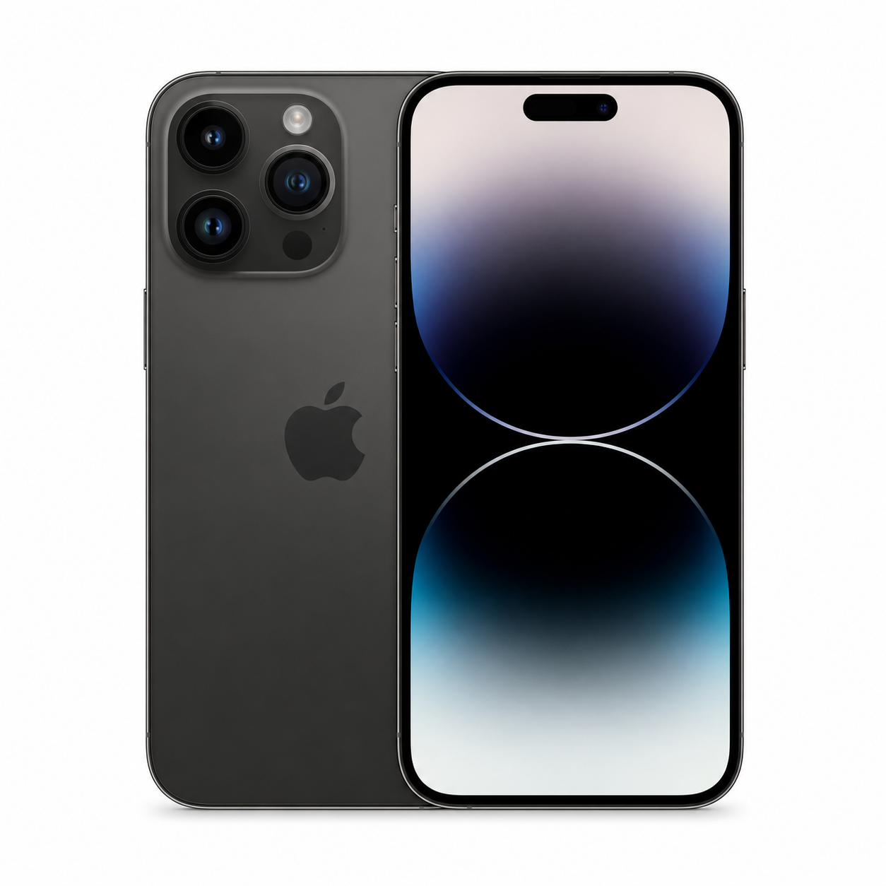 iPhone 14 Pro Max présenté de face et de dos