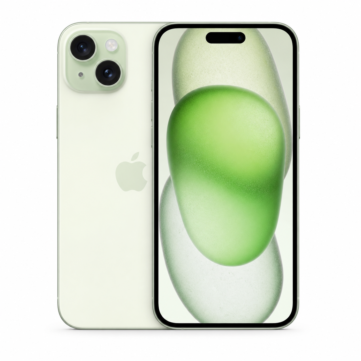 iPhone 15 Plus présenté de face et de dos