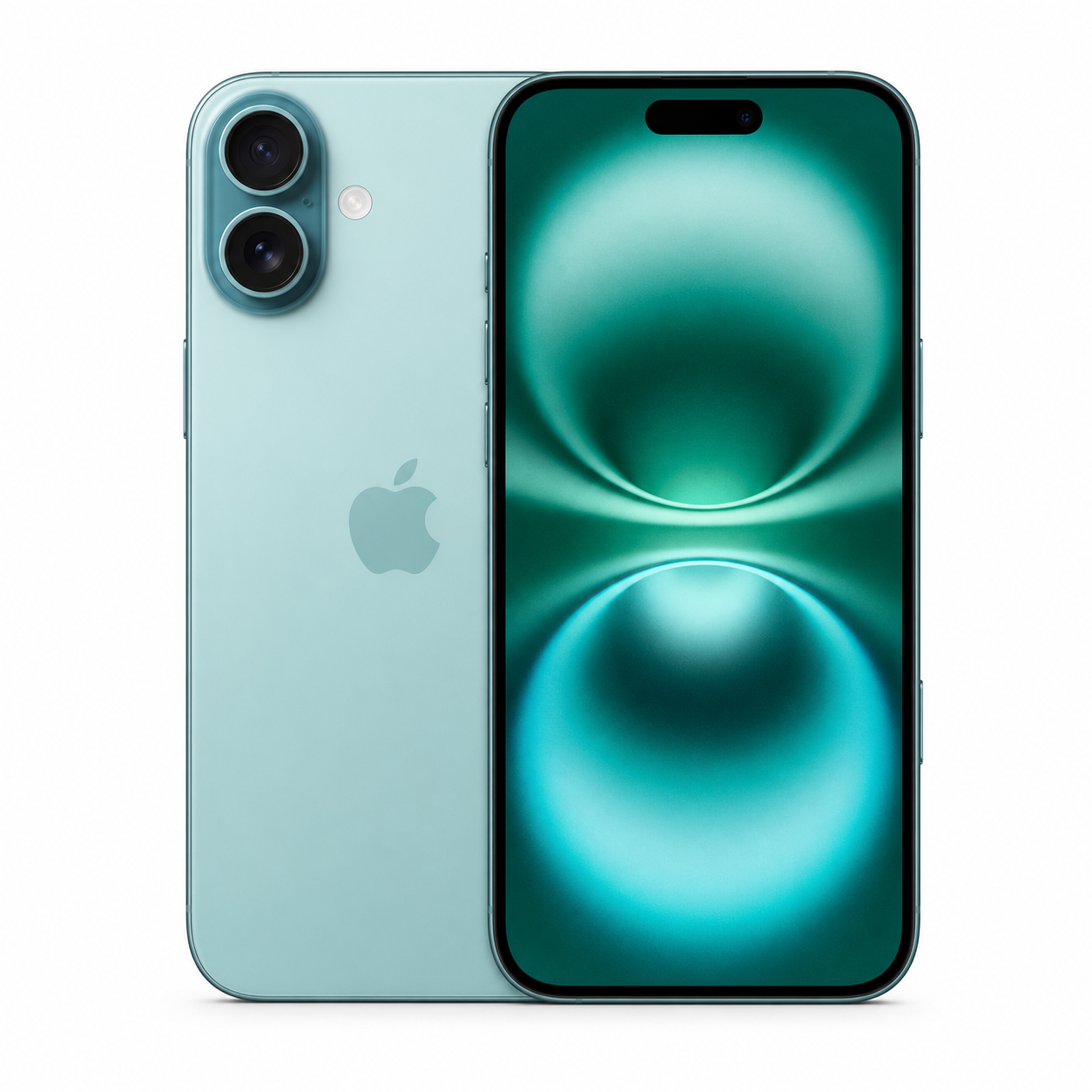 iPhone 16 Plus présenté de face et de dos